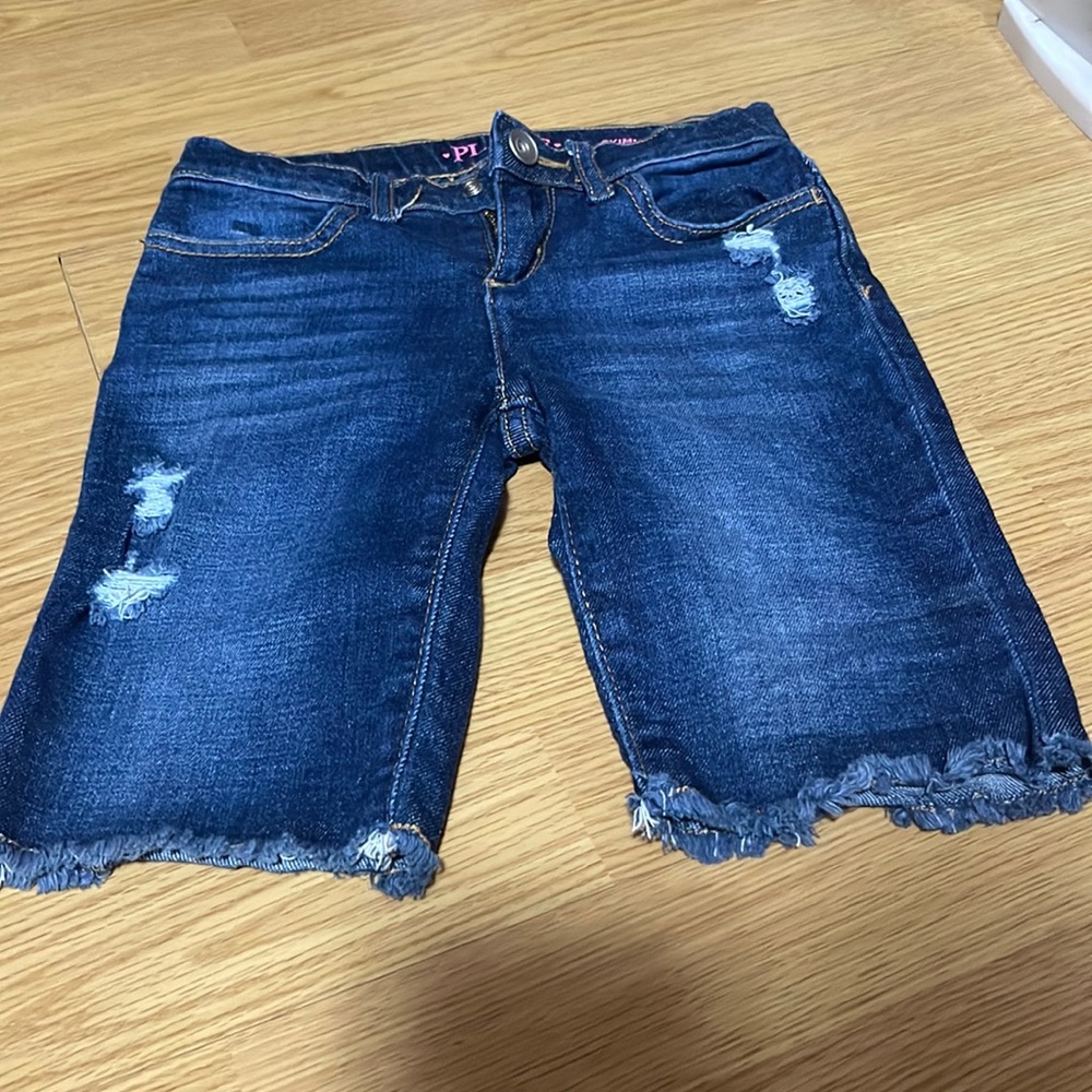 CHILDREN’S PLACE LITTLE GIRLS SKIMMER PANT COURT DISTRESSED BERMUDA SHORTS!
